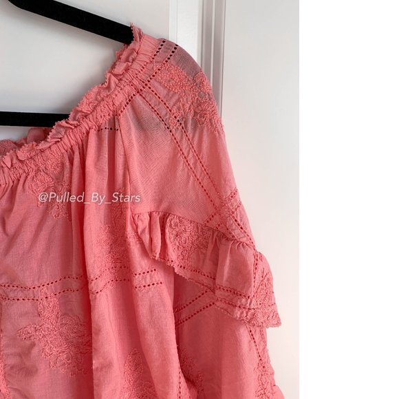 ODD MOLLY Clever Heart Flouncy Blouse in Soft Raspberry Pink - Size M - NWT! - Picture 10 of 16